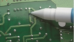 Solder Resist Repairs Using CircuitWorks Overcoat Pen and Epoxy